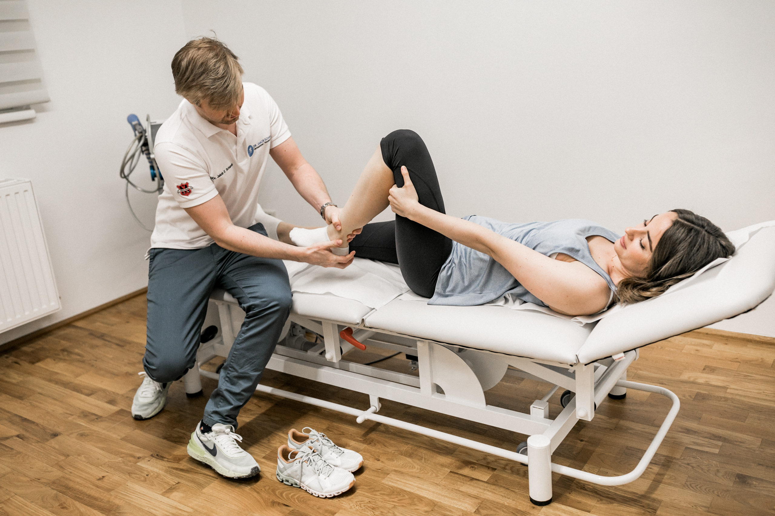Dr. Schanda Untersuchung Fuß